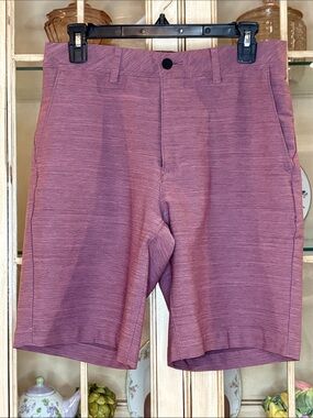 EUC VRST Brand Performance Stretch Shorts - Heathered Purple
